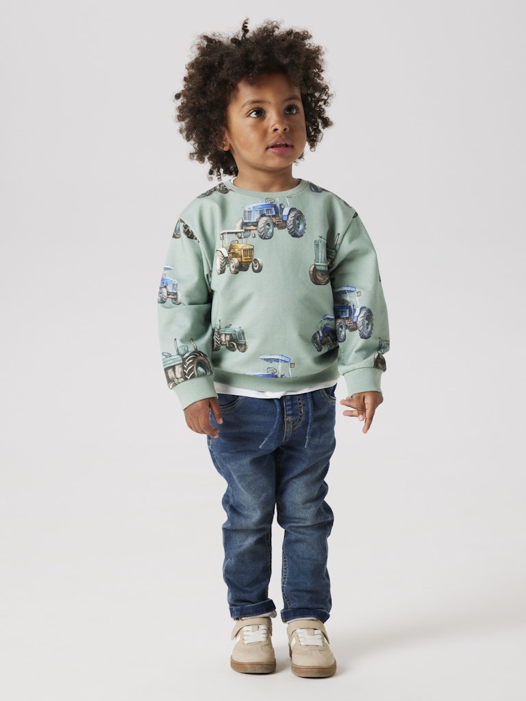 Sweatshirt Traktor Ludvig Grün