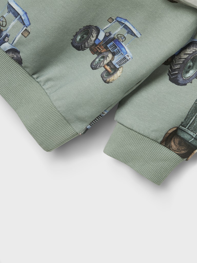 Sweatshirt Traktor Ludvig Grün