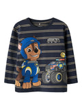 Langärmeliges Oberteil Sofus Gestreift Paw Patrol Marineblau