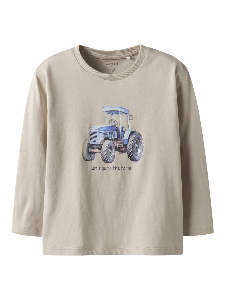 Langärmliges T-Shirt Traktor Ludde Beige