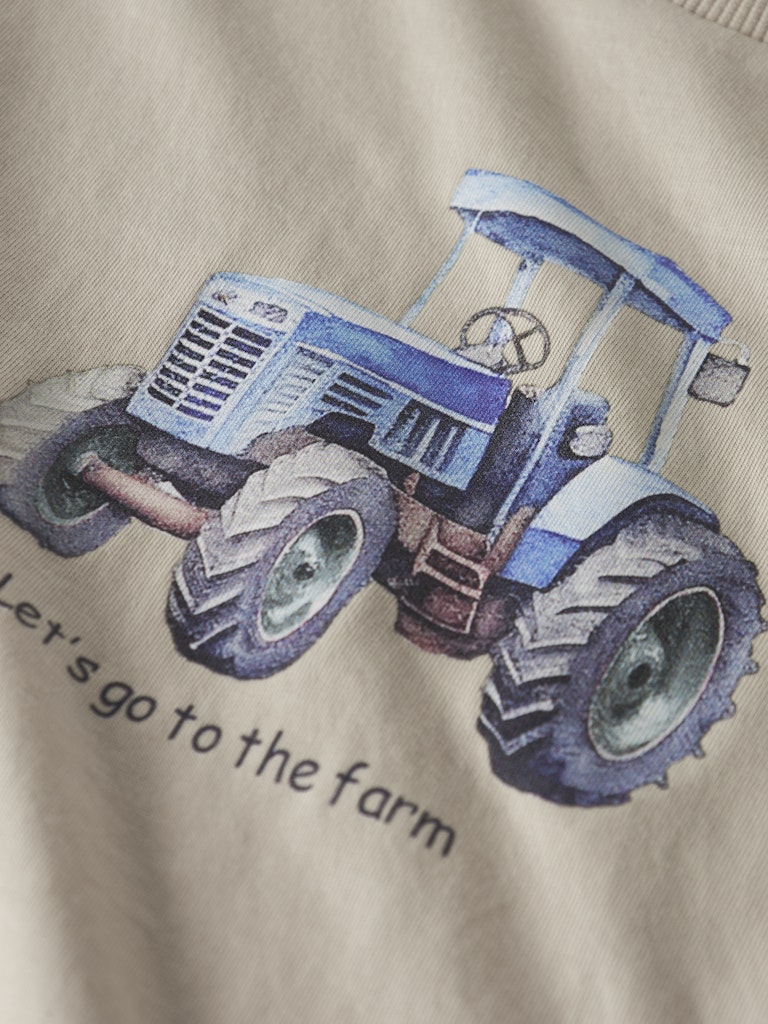 Langärmliges T-Shirt Traktor Ludde Beige