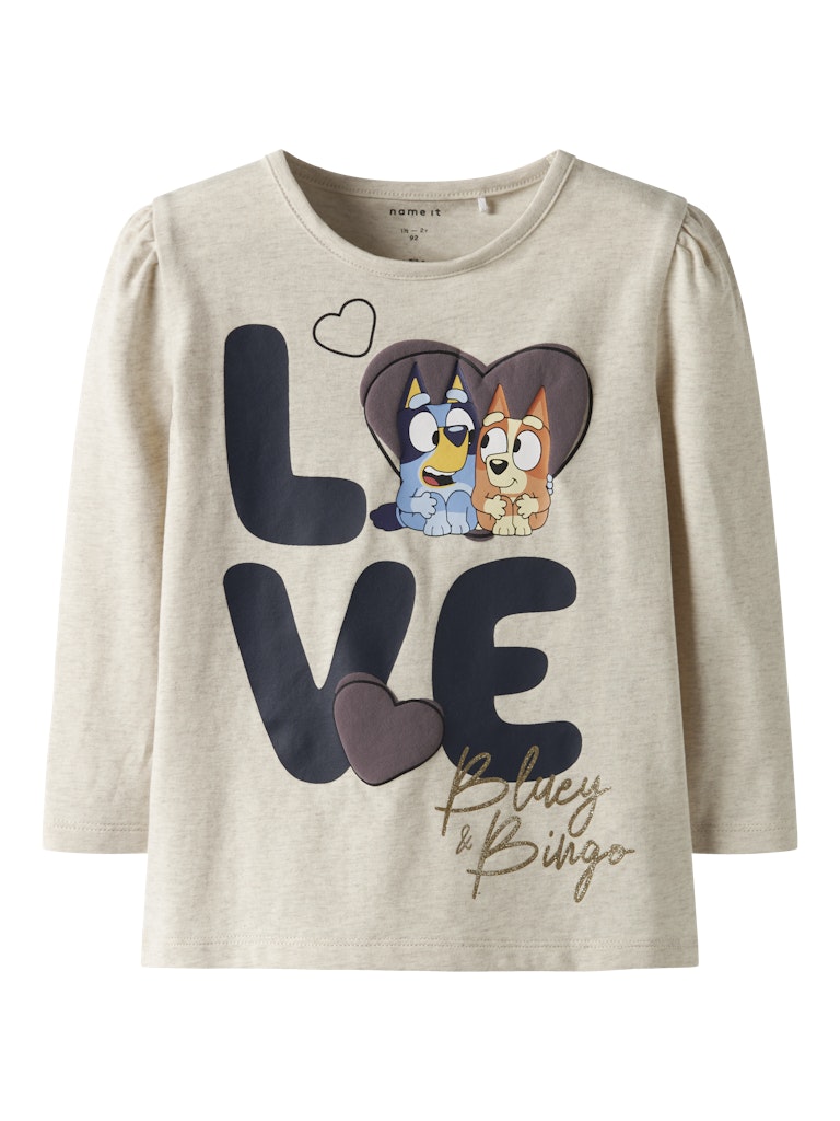 Langarm-Oberteil Bluey Nema Beige