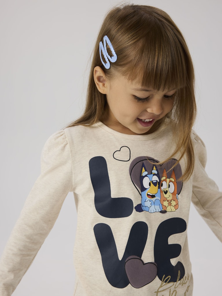 Langarm-Oberteil Bluey Nema Beige