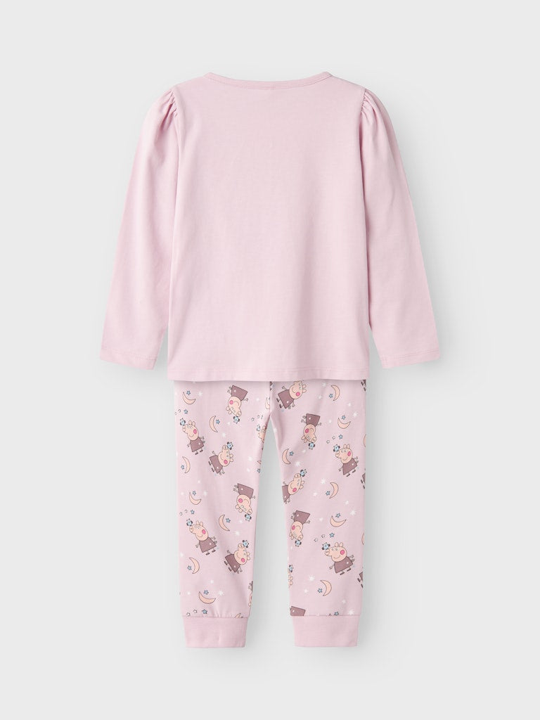 Pyjama Greta Gris 2-teilig Bedruckt Rosa