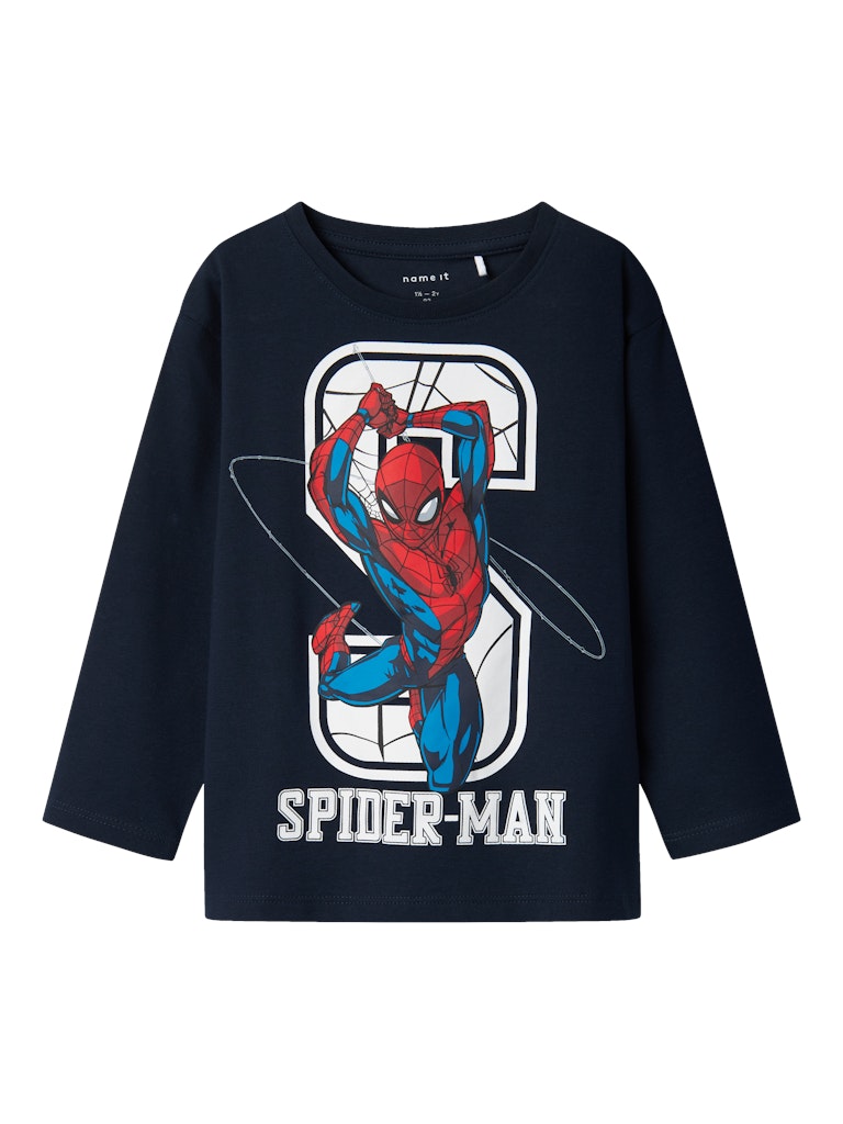 Langarm-Oberteil Spider-Man Nitin Marineblau