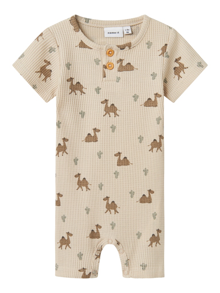 Hosenanzug Johnson Dromedar gewellt Beige