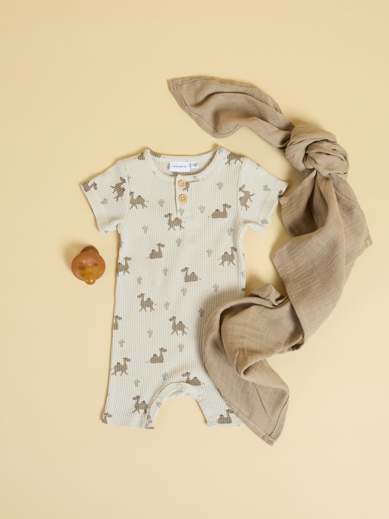 Hosenanzug Johnson Dromedar gewellt Beige