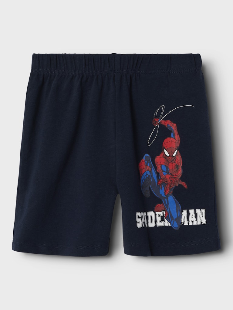 Shorts-Set/Pyjama Spiderman Kurzarm Maus Blau